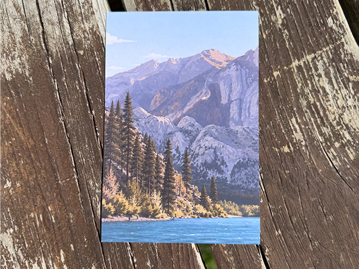 Convict Lake Art Print | Tiny Anglers | Eastern Sierra Mountain Lake Wall Art - Image 4
