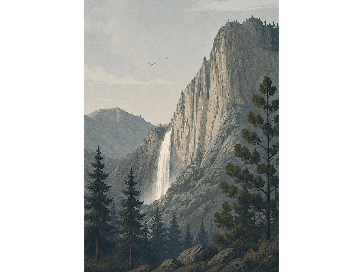 Sunlit Falls