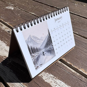 Mountains Scenes Desk Calendar