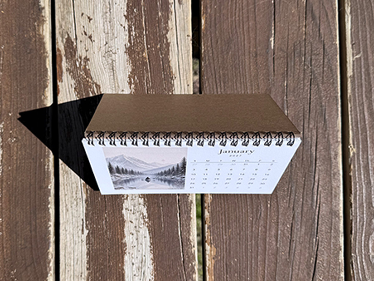 Mountains Scenes Desk Calendar - Image 2