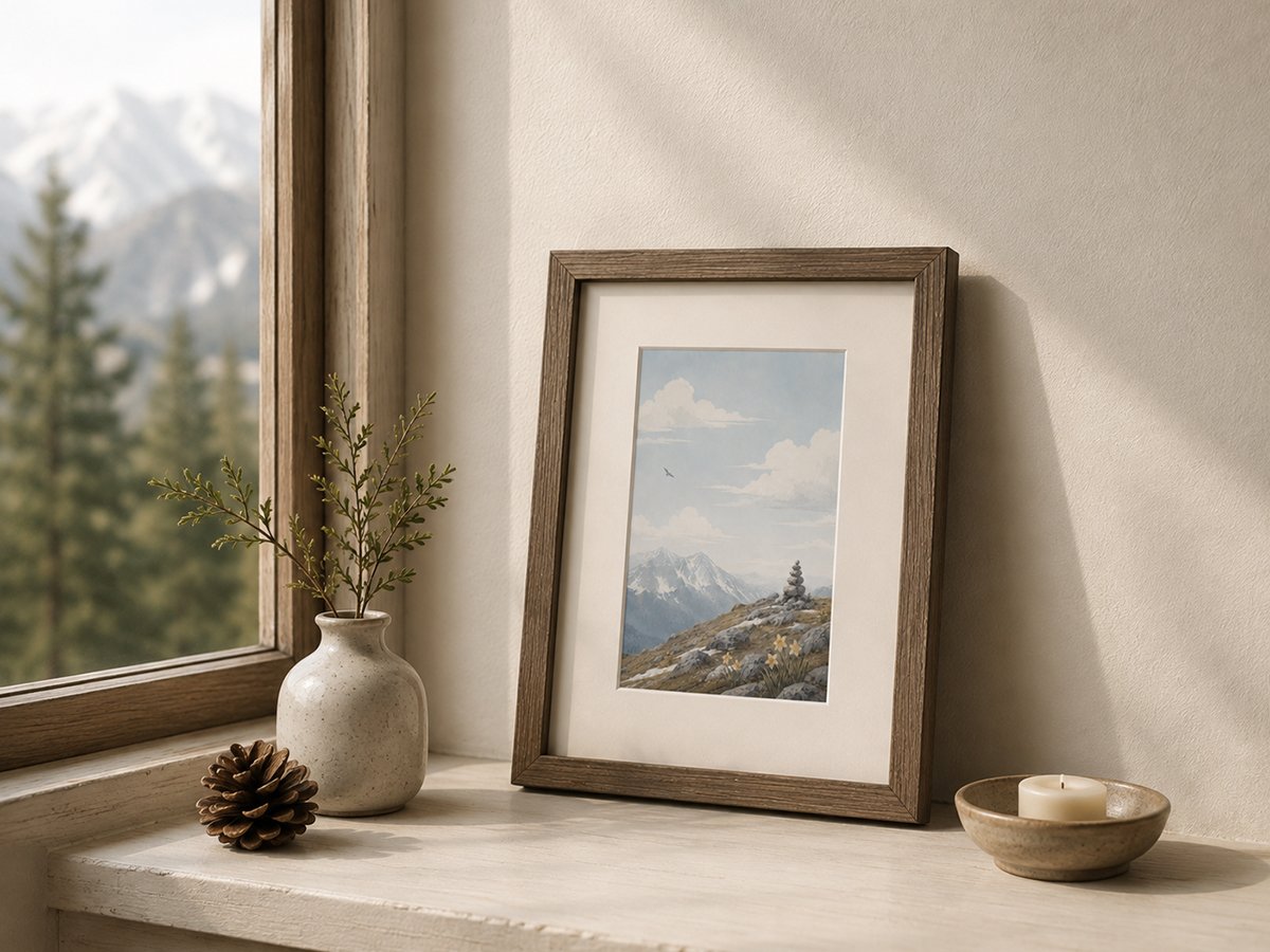 Lassen Volcanic National Park Art Print – Cascade Cairn - Image 5