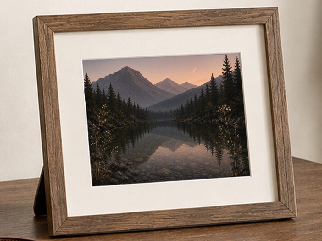 Downey Lake Art Print | Tahoe National Forest Wall Art