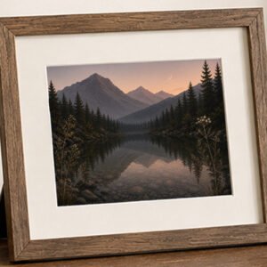 Downey Lake Art Print | Tahoe National Forest Wall Art