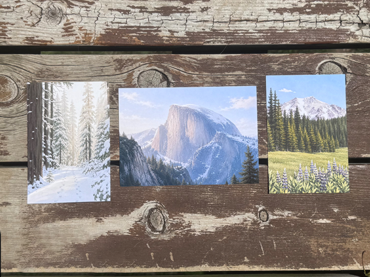 Sunrise on Half Dome in Late Winter - Image 2